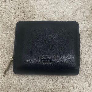 Fossil Midnight Black Leather Wallet
